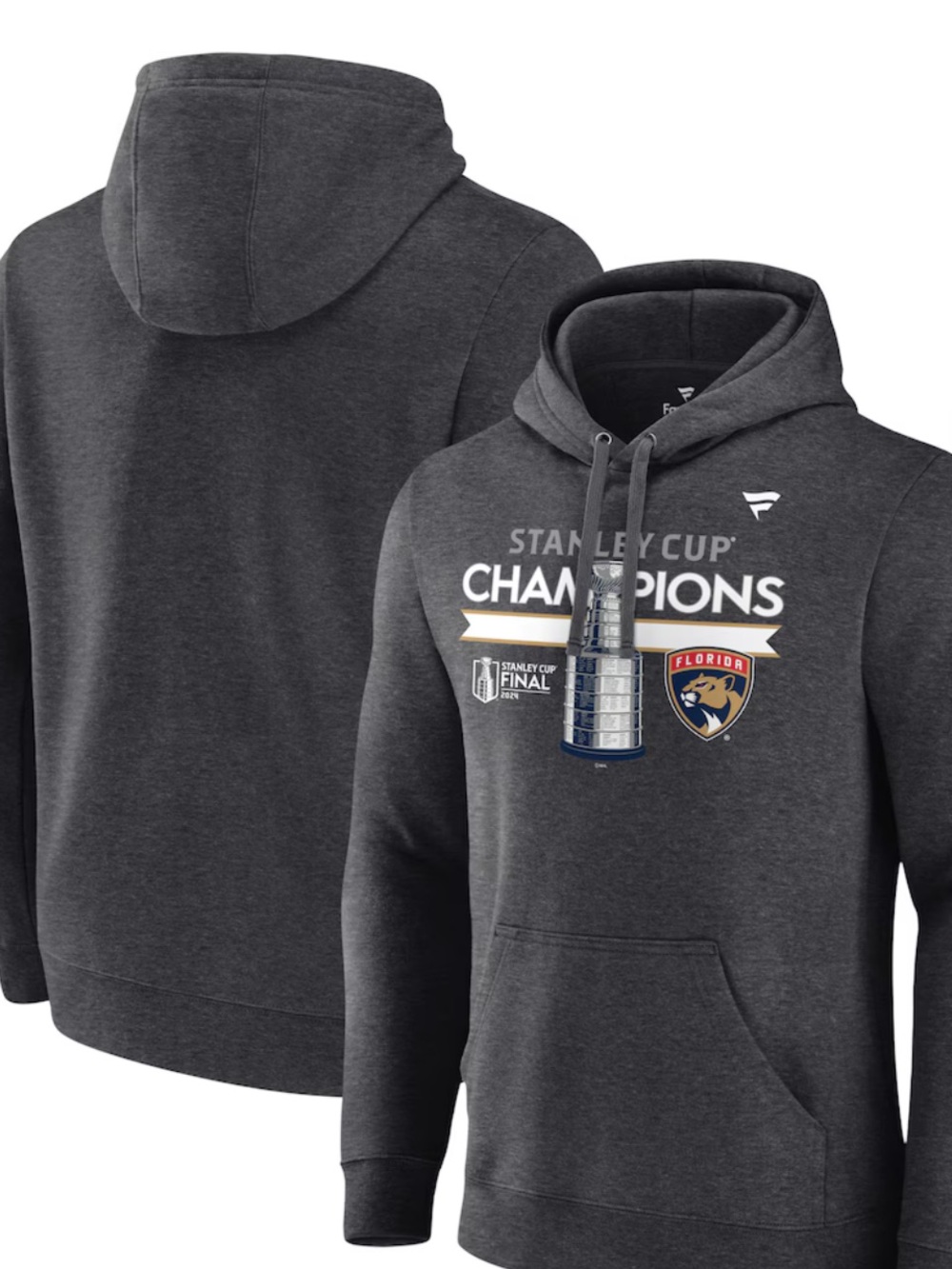 Fanatics NHlL Florida Panthers  Stanley Cup Final 2024  Champions Hoodie